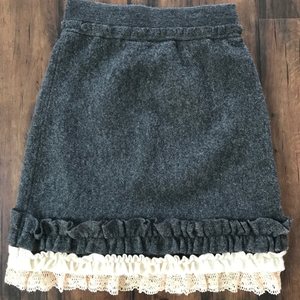 Girls from Savoy wool skirt xs